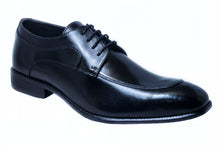Load image into Gallery viewer, MEN'S GENUINE LEATHER DERBY FORMAL BLACK DRESS SHOES BY ENAAF #YS06BLK