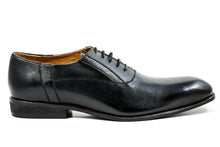Load image into Gallery viewer, MEN'S GENUINE LEATHER OXFORD FORMAL BLACK DRESS SHOES BY ENAAF #CLGS22BLK