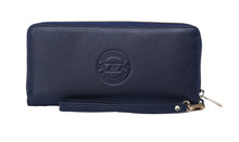 Load image into Gallery viewer, Navy Blue Genuine Leather Soft and Slim Wallet/Purse by ENAAF