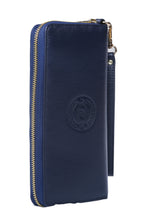 Load image into Gallery viewer, Navy Blue Genuine Leather Soft and Slim Wallet/Purse by ENAAF