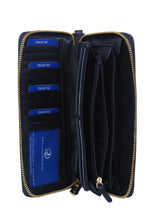 Load image into Gallery viewer, Black Genuine Leather Soft and Slim Wallet/Purse by ENAAF