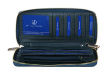 Load image into Gallery viewer, Olive Green Genuine Leather Soft and Slim Wallet/Purse by ENAAF