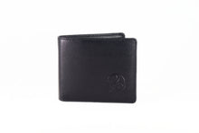Load image into Gallery viewer, Black Genuine Leather Soft and Slim Wallet by ENAAF.