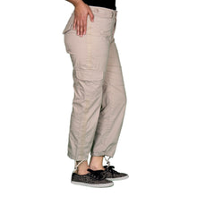 Load image into Gallery viewer, Womens Stretched Capri Long pants with Cargo pockets
