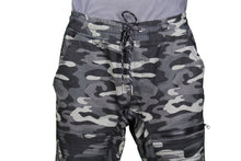 Load image into Gallery viewer, Men’s Stretch Black Camo Joggers Pants