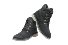 Load image into Gallery viewer, Women's Leather Boots (#3133118_Black)