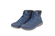 Load image into Gallery viewer, Women's Leather Boots (#3143118_Paris Jeans Blue)