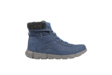 Load image into Gallery viewer, Women's Leather Boots (#3143118_Paris Jeans Blue)