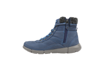 Load image into Gallery viewer, Women's Leather Boots (#3143118_Paris Jeans Blue)