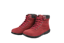 Load image into Gallery viewer, Women's Leather Boots (#3143118_Paris Port Red)