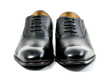 Load image into Gallery viewer, MEN&#39;S GENUINE LEATHER OXFORD FORMAL BLACK DRESS SHOES BY ENAAF #CLGS22BLK
