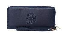 Load image into Gallery viewer, Navy Blue Genuine Leather Soft and Slim Wallet/Purse by ENAAF
