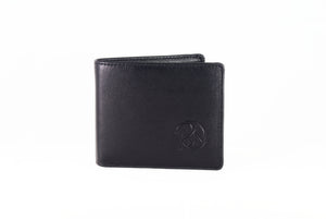Black Genuine Leather Soft and Slim Wallet by ENAAF.