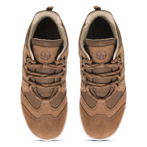 Women's Leather Soft Sneakers (#2639117_Camel)