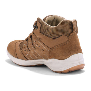 Women's Leather Soft Sneakers (#2639117_Camel)