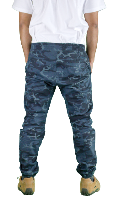 Men s Stretch Navy Camo Joggers Pants Woodland Canada