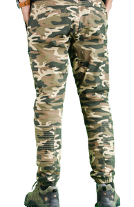 Men’s Stretch Green Camo Joggers Pants