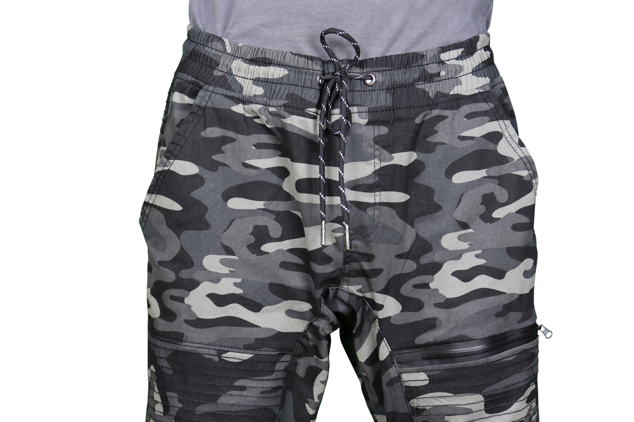 Camo Cargo Pants Regular Fit Drawstring Stretch Camouflage Beam Feet Sport  Sweatpants Loose Fit Jogger Pants 2023